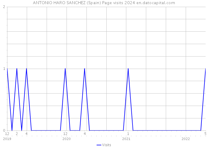 ANTONIO HARO SANCHEZ (Spain) Page visits 2024 