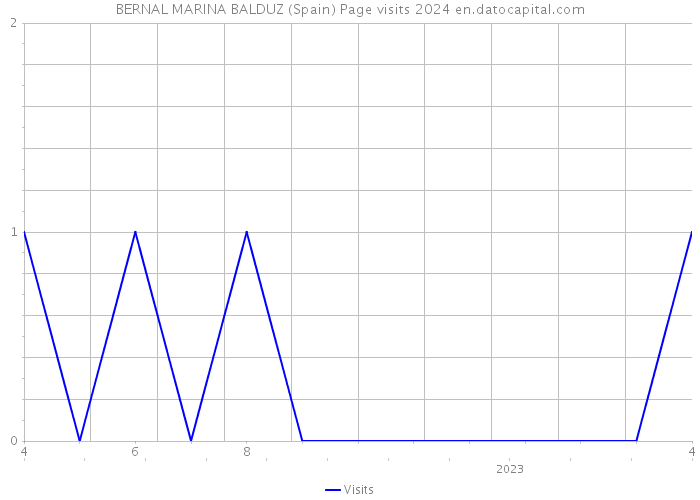 BERNAL MARINA BALDUZ (Spain) Page visits 2024 