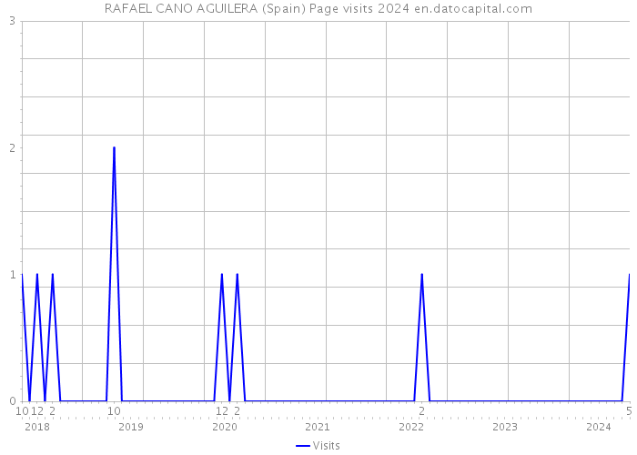 RAFAEL CANO AGUILERA (Spain) Page visits 2024 