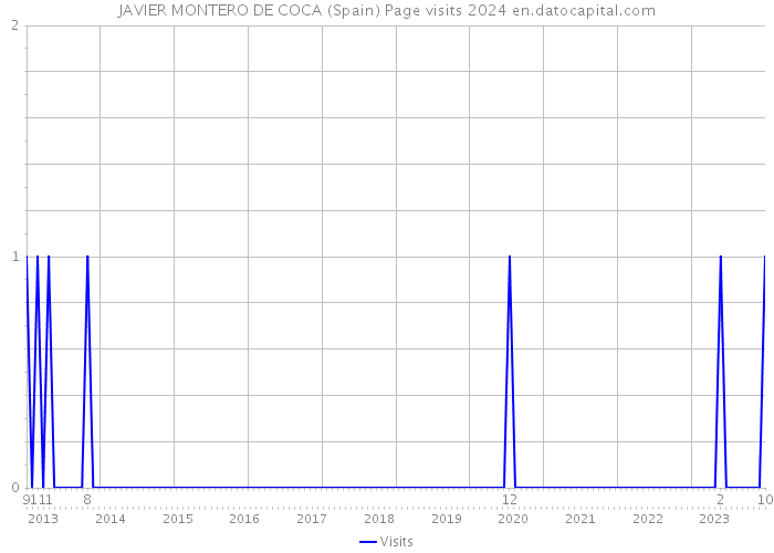 JAVIER MONTERO DE COCA (Spain) Page visits 2024 