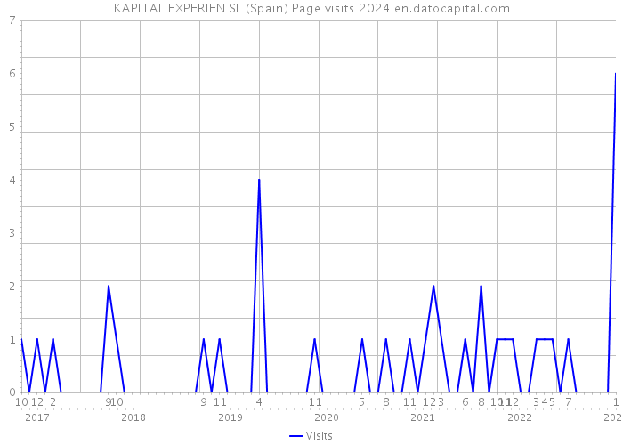 KAPITAL EXPERIEN SL (Spain) Page visits 2024 