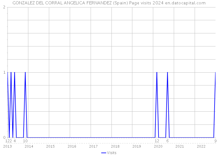 GONZALEZ DEL CORRAL ANGELICA FERNANDEZ (Spain) Page visits 2024 