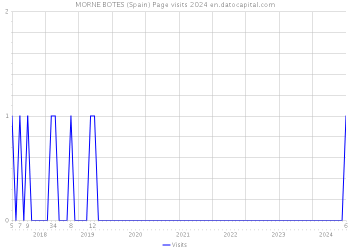 MORNE BOTES (Spain) Page visits 2024 