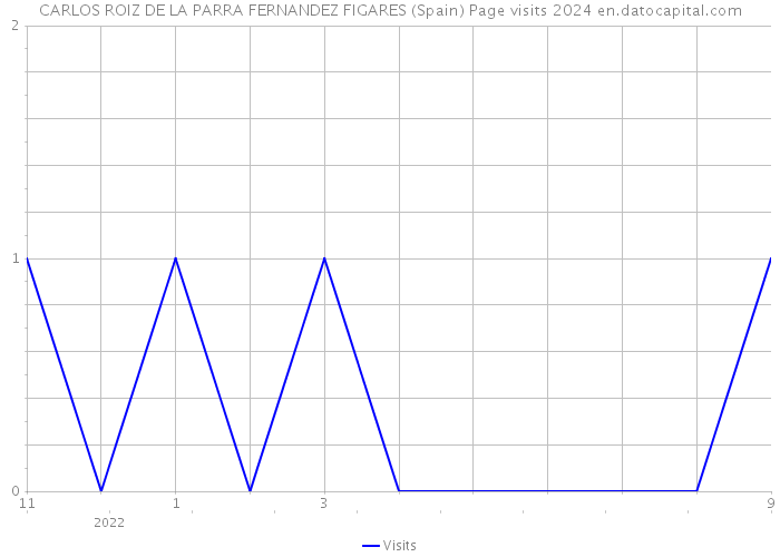 CARLOS ROIZ DE LA PARRA FERNANDEZ FIGARES (Spain) Page visits 2024 