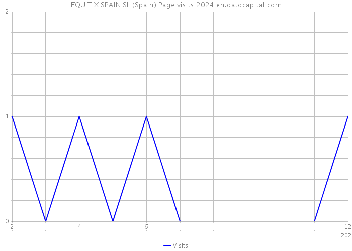 EQUITIX SPAIN SL (Spain) Page visits 2024 