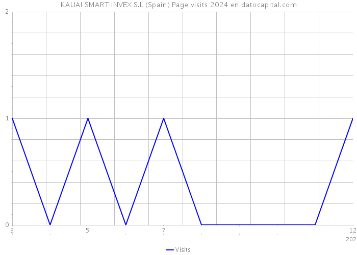 KAUAI SMART INVEX S.L (Spain) Page visits 2024 