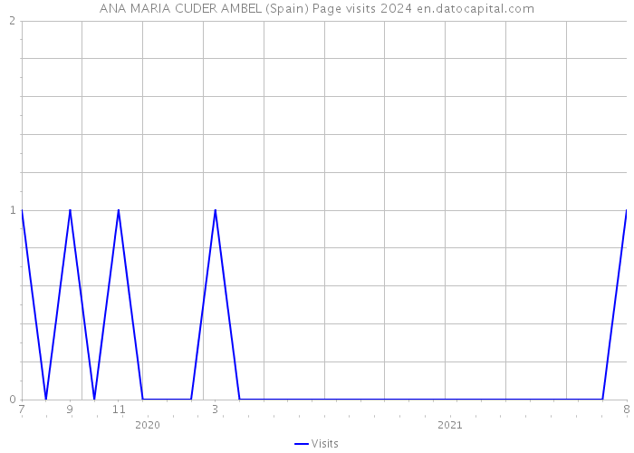 ANA MARIA CUDER AMBEL (Spain) Page visits 2024 