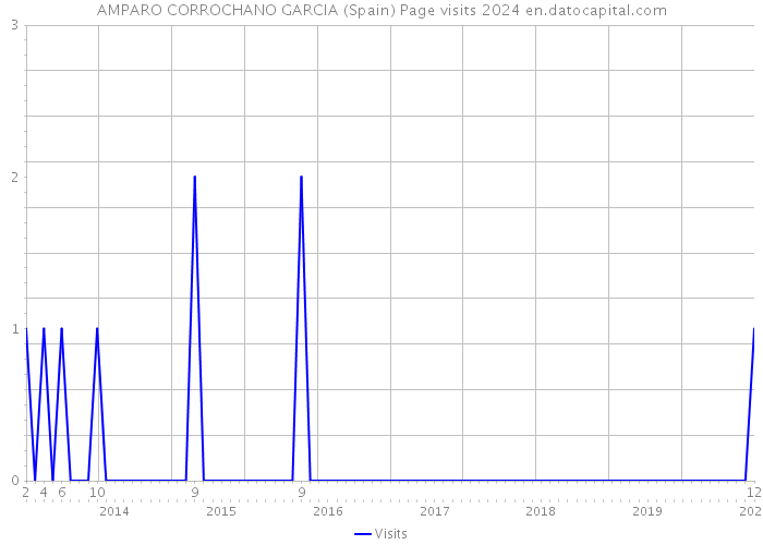 AMPARO CORROCHANO GARCIA (Spain) Page visits 2024 