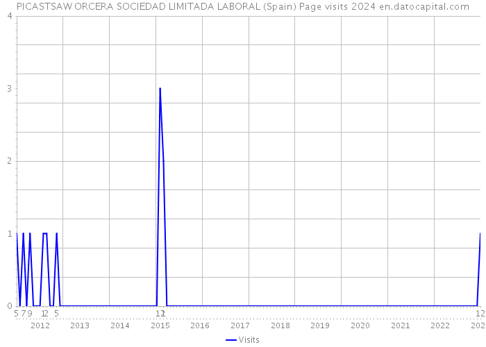 PICASTSAW ORCERA SOCIEDAD LIMITADA LABORAL (Spain) Page visits 2024 
