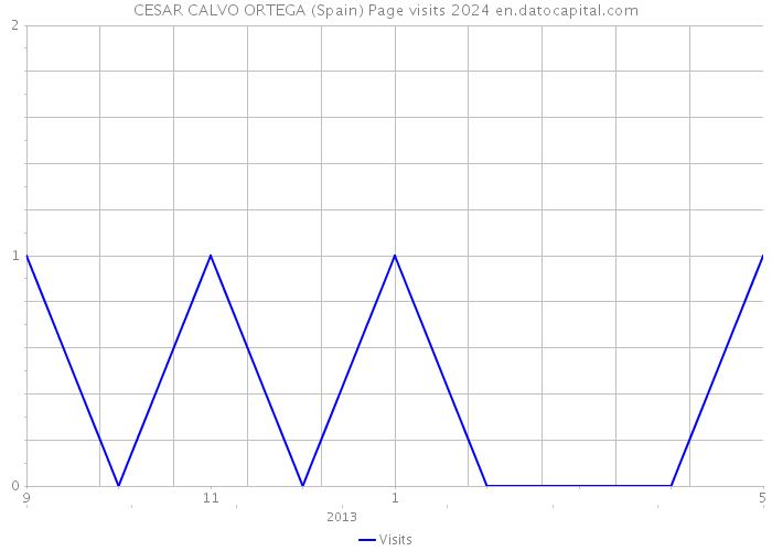 CESAR CALVO ORTEGA (Spain) Page visits 2024 