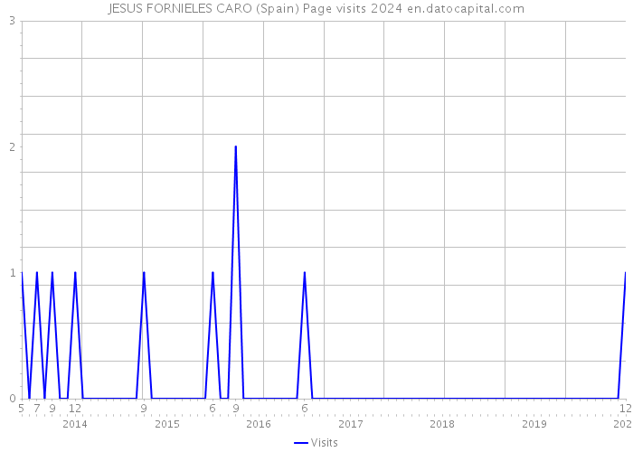 JESUS FORNIELES CARO (Spain) Page visits 2024 