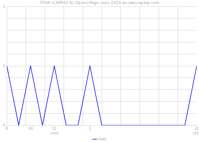 STAR-CARPAS SL (Spain) Page visits 2024 