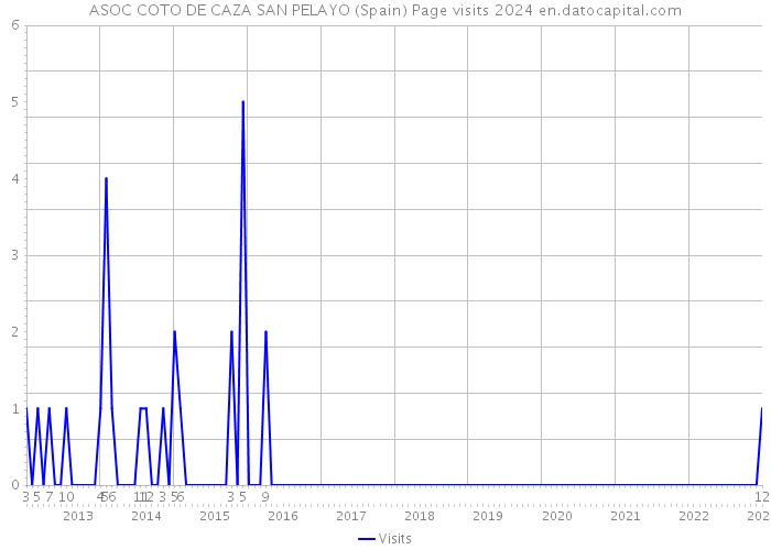 ASOC COTO DE CAZA SAN PELAYO (Spain) Page visits 2024 