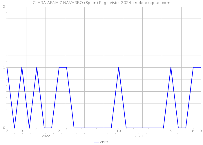 CLARA ARNAIZ NAVARRO (Spain) Page visits 2024 