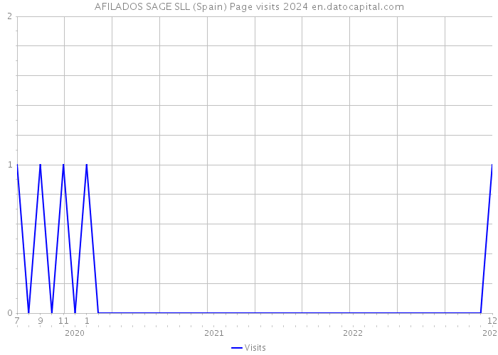AFILADOS SAGE SLL (Spain) Page visits 2024 