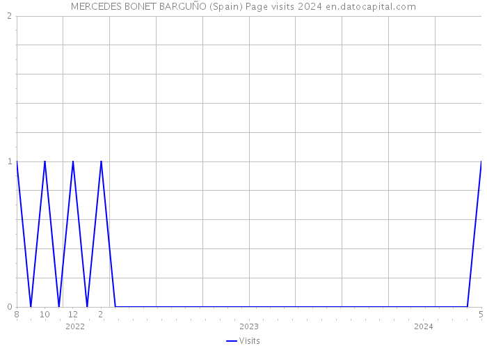 MERCEDES BONET BARGUÑO (Spain) Page visits 2024 