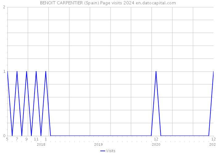 BENOIT CARPENTIER (Spain) Page visits 2024 