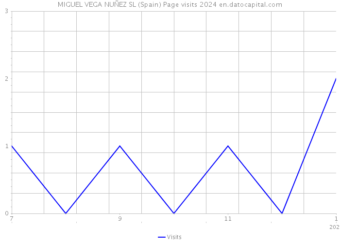 MIGUEL VEGA NUÑEZ SL (Spain) Page visits 2024 