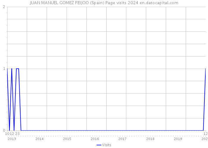 JUAN MANUEL GOMEZ FEIJOO (Spain) Page visits 2024 