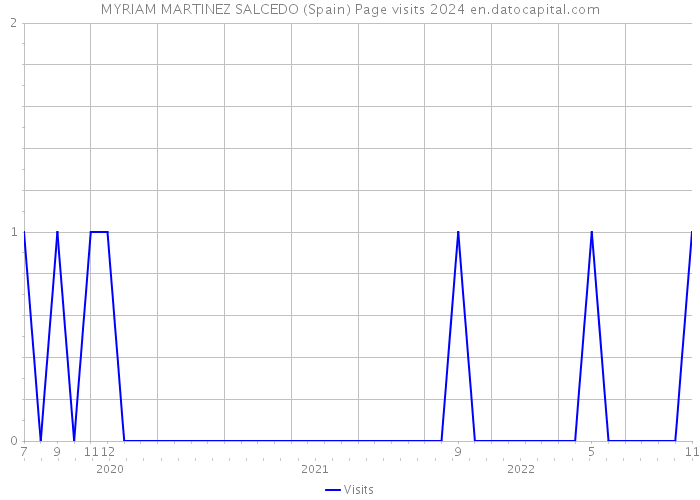 MYRIAM MARTINEZ SALCEDO (Spain) Page visits 2024 