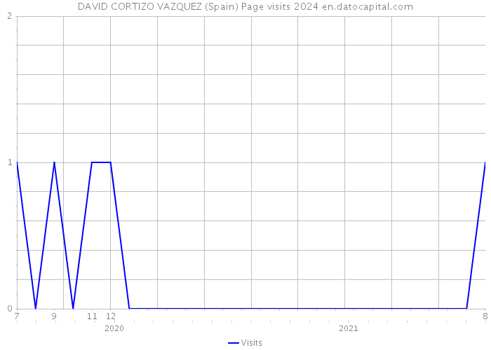 DAVID CORTIZO VAZQUEZ (Spain) Page visits 2024 