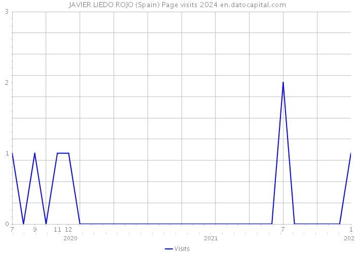 JAVIER LIEDO ROJO (Spain) Page visits 2024 