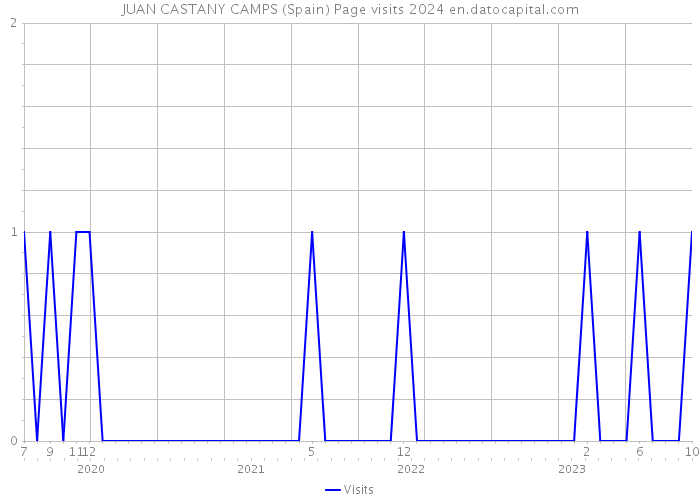 JUAN CASTANY CAMPS (Spain) Page visits 2024 
