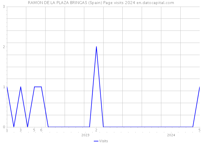 RAMON DE LA PLAZA BRINGAS (Spain) Page visits 2024 