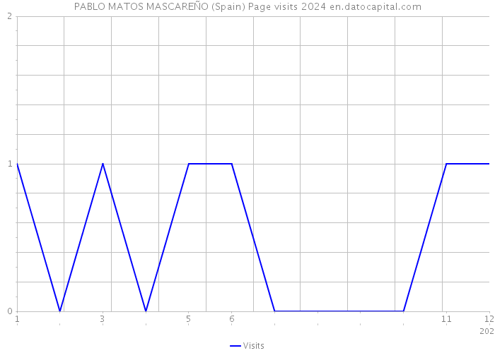 PABLO MATOS MASCAREÑO (Spain) Page visits 2024 