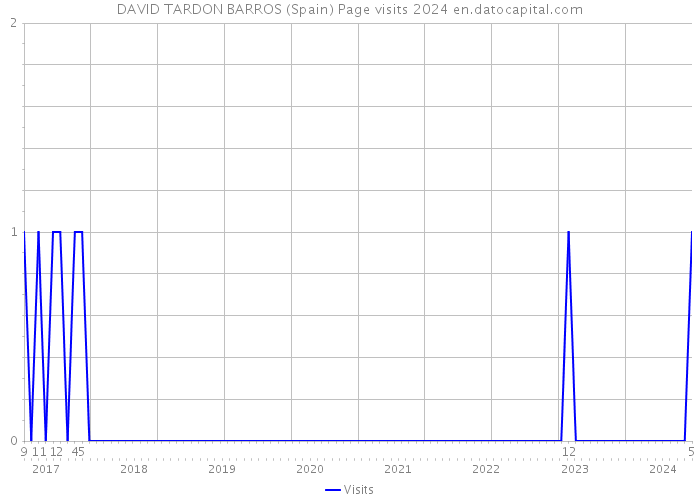 DAVID TARDON BARROS (Spain) Page visits 2024 