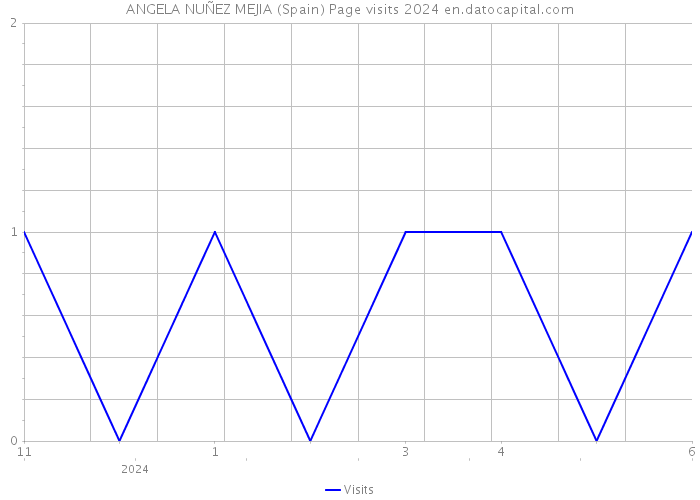 ANGELA NUÑEZ MEJIA (Spain) Page visits 2024 