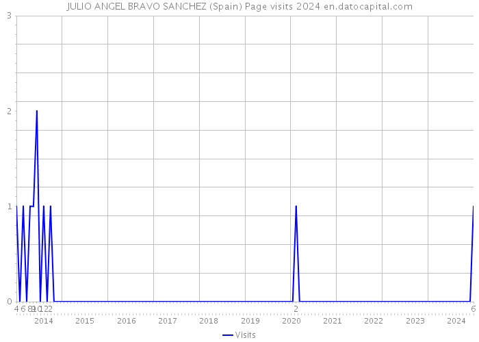 JULIO ANGEL BRAVO SANCHEZ (Spain) Page visits 2024 