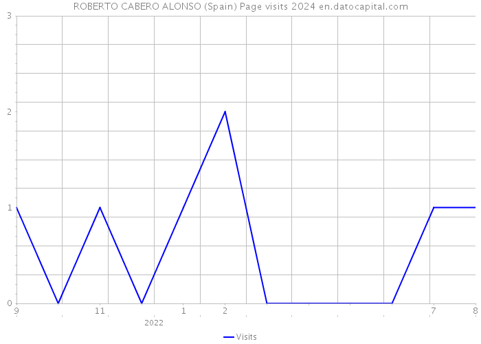 ROBERTO CABERO ALONSO (Spain) Page visits 2024 