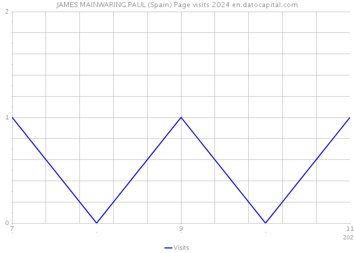 JAMES MAINWARING PAUL (Spain) Page visits 2024 