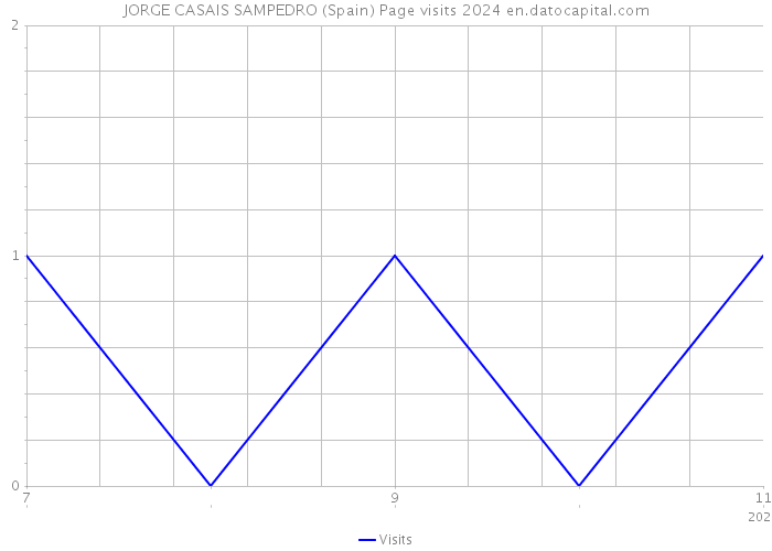 JORGE CASAIS SAMPEDRO (Spain) Page visits 2024 