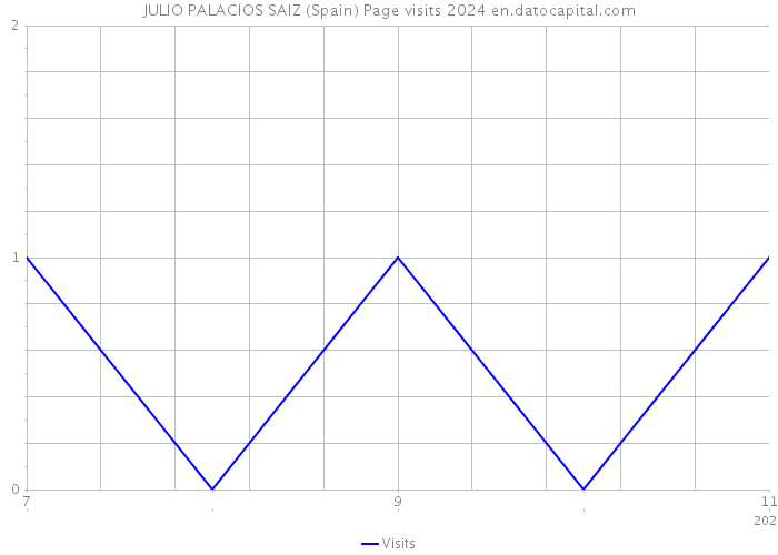JULIO PALACIOS SAIZ (Spain) Page visits 2024 