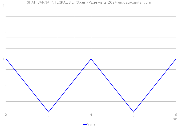 SHAH BARNA INTEGRAL S.L. (Spain) Page visits 2024 