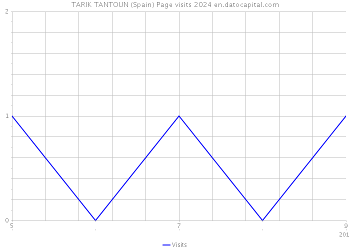 TARIK TANTOUN (Spain) Page visits 2024 
