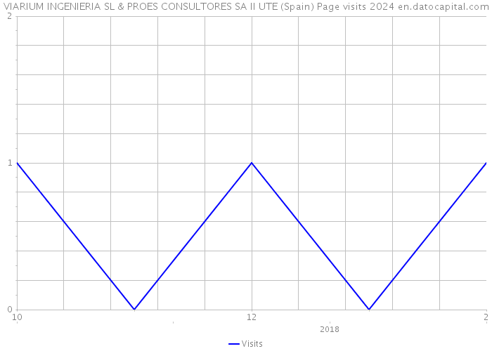 VIARIUM INGENIERIA SL & PROES CONSULTORES SA II UTE (Spain) Page visits 2024 