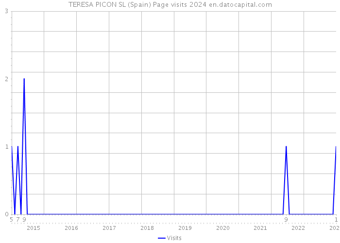 TERESA PICON SL (Spain) Page visits 2024 