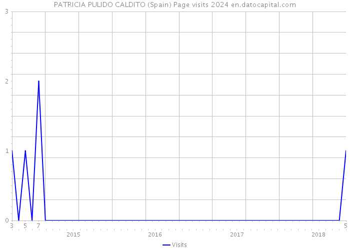 PATRICIA PULIDO CALDITO (Spain) Page visits 2024 