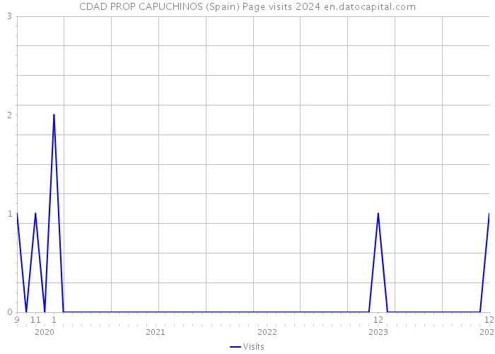 CDAD PROP CAPUCHINOS (Spain) Page visits 2024 