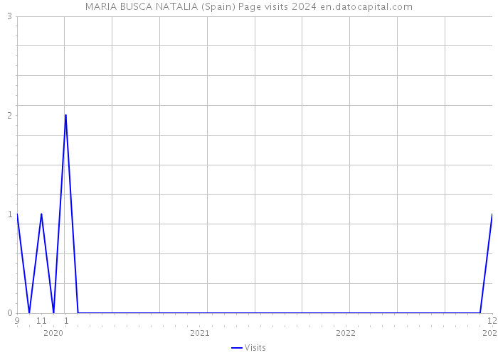 MARIA BUSCA NATALIA (Spain) Page visits 2024 