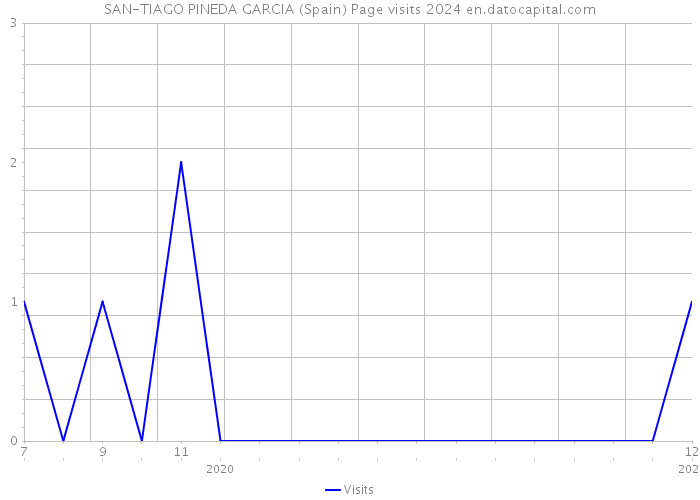 SAN-TIAGO PINEDA GARCIA (Spain) Page visits 2024 