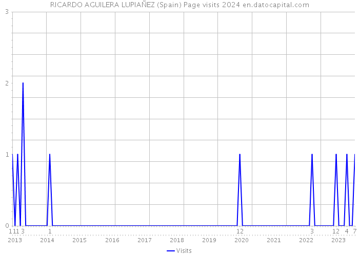 RICARDO AGUILERA LUPIAÑEZ (Spain) Page visits 2024 