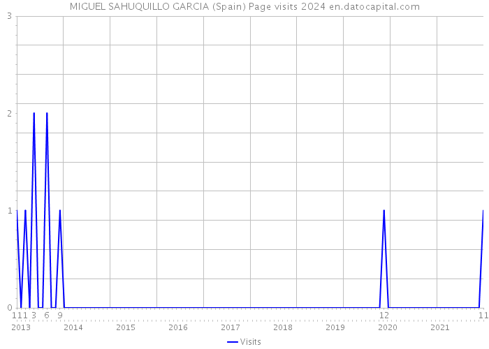 MIGUEL SAHUQUILLO GARCIA (Spain) Page visits 2024 