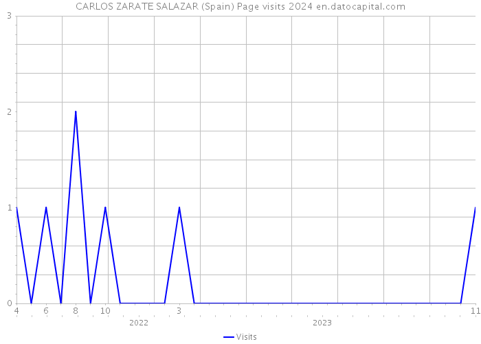 CARLOS ZARATE SALAZAR (Spain) Page visits 2024 