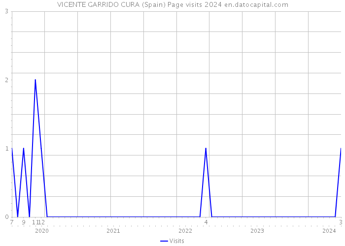 VICENTE GARRIDO CURA (Spain) Page visits 2024 