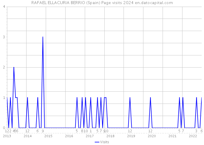 RAFAEL ELLACURIA BERRIO (Spain) Page visits 2024 
