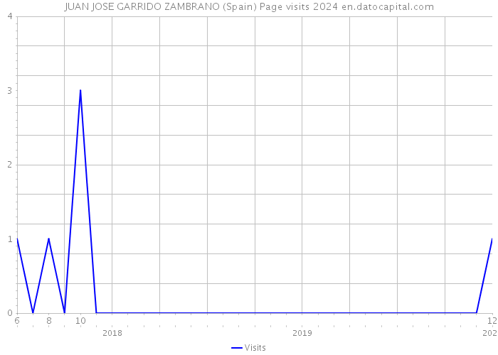 JUAN JOSE GARRIDO ZAMBRANO (Spain) Page visits 2024 